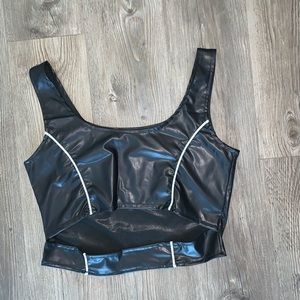 SHEIN black crop top